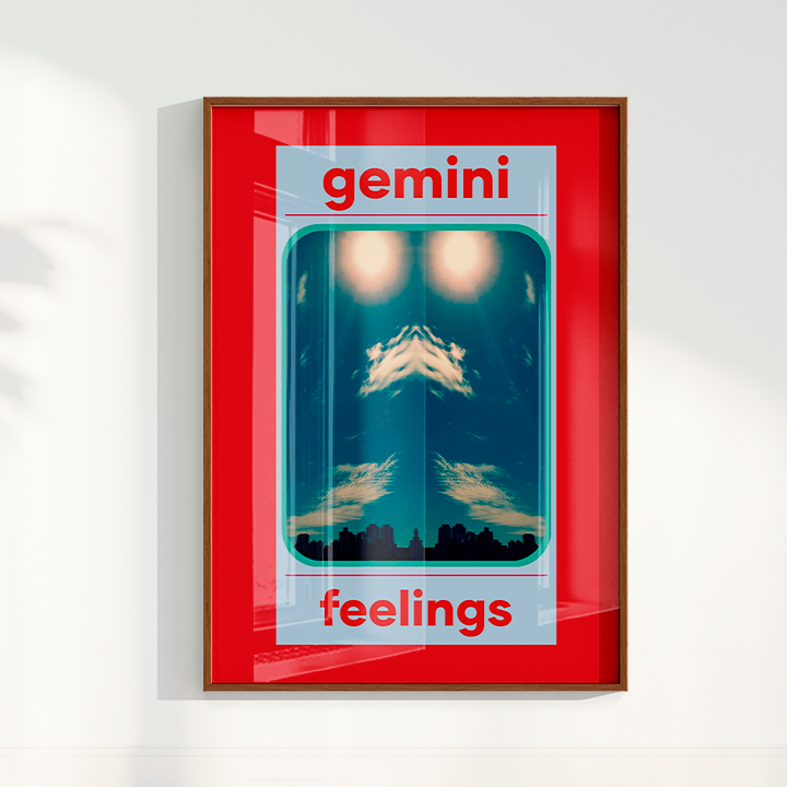 Quadro Signos - Gemini por Joana Petribú