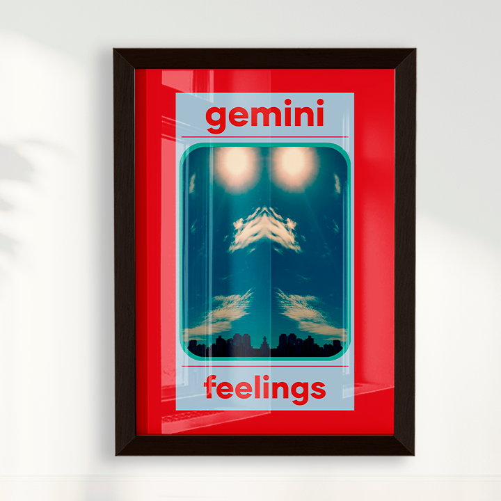 Quadro Signos - Gemini por Joana Petribú