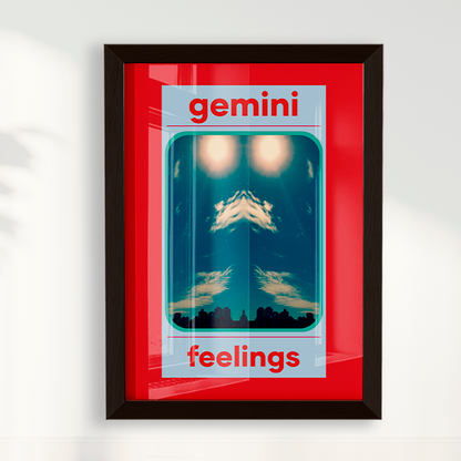 Quadro Signos - Gemini por Joana Petribú
