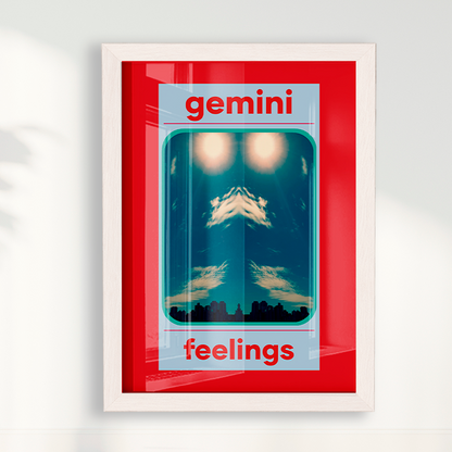 Quadro Signos - Gemini por Joana Petribú