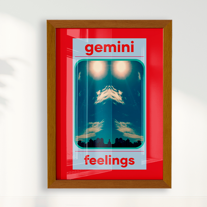 Quadro Signos - Gemini por Joana Petribú