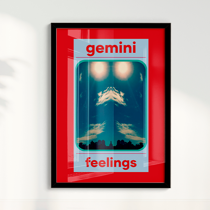 Quadro Signos - Gemini por Joana Petribú