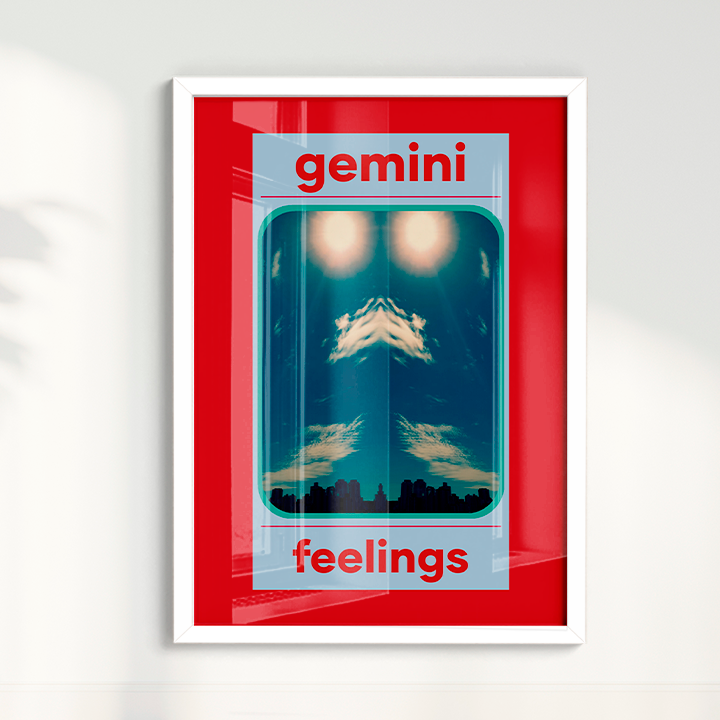Quadro Signos - Gemini por Joana Petribú