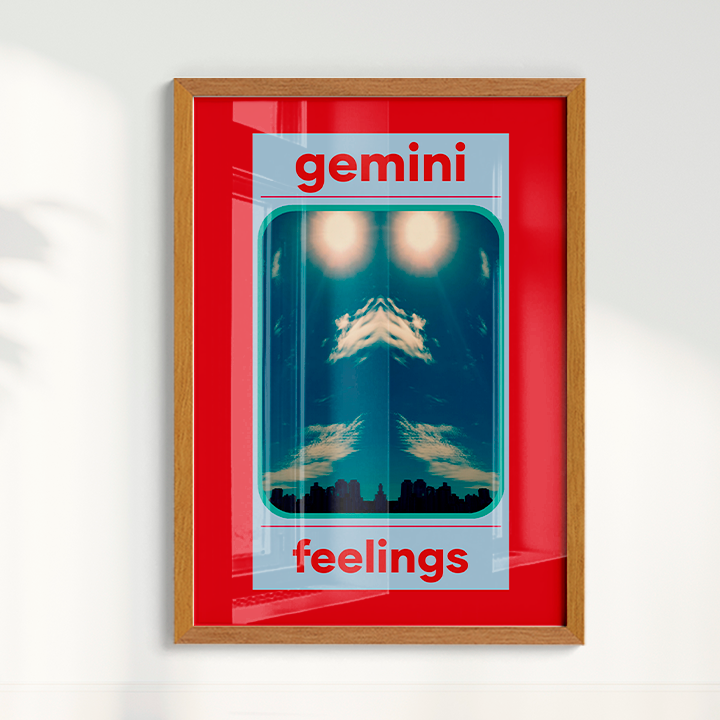 Quadro Signos - Gemini por Joana Petribú