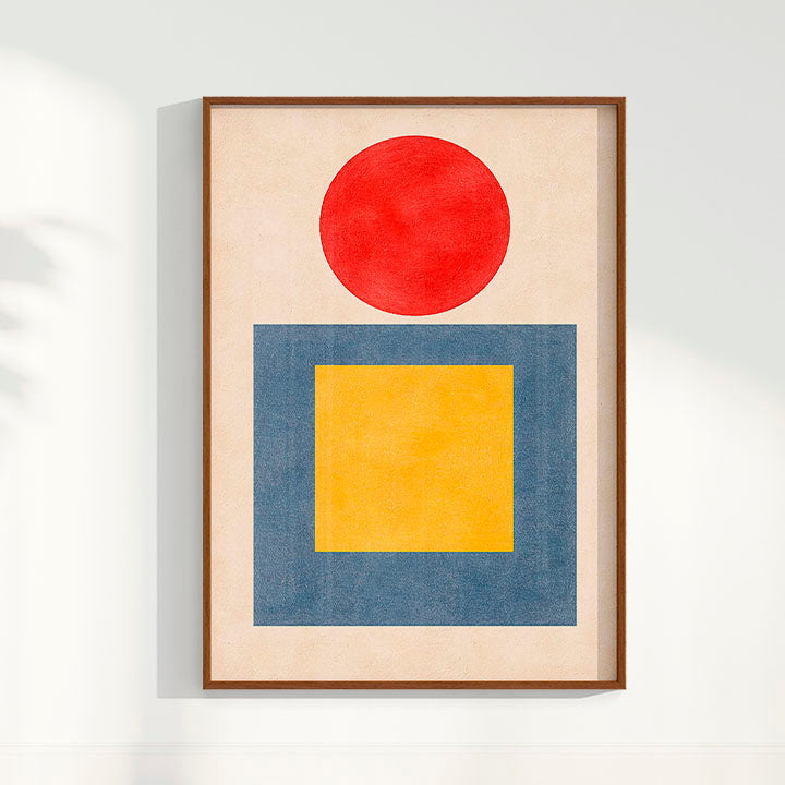 Quadro METADE DO QUADRADO por Vitória Fitz