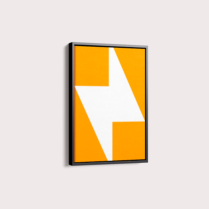 Quadro geométrico Serpa Amarelo por Flávia Miranda