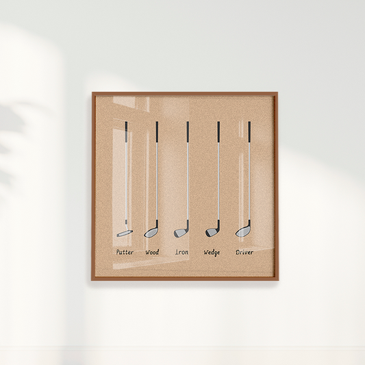 Quadro Tacos de Golfe - Golf Clubs II