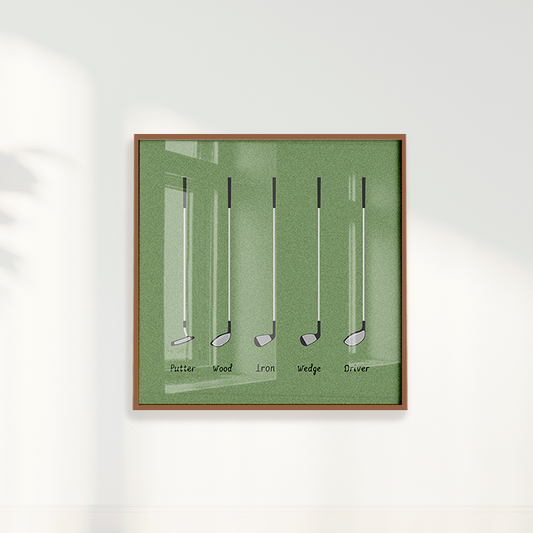 Quadro Tacos de Golfe - Golf Clubs I