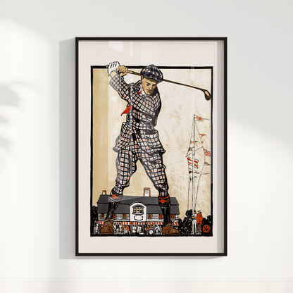 Quadro Vintage Golf