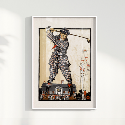 Quadro Vintage Golf