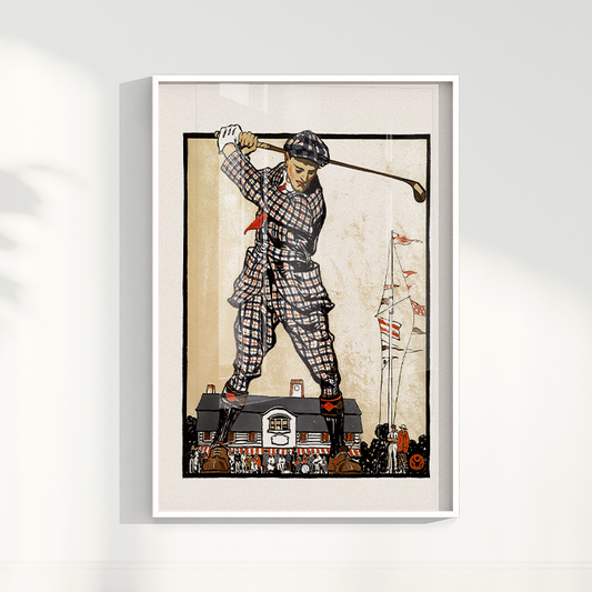 Quadro Vintage Golf