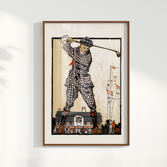 Quadro Vintage Golf