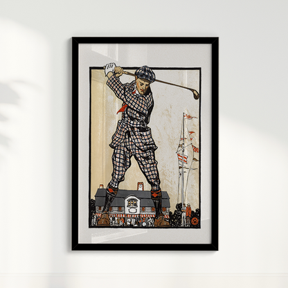Quadro Vintage Golf