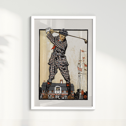 Quadro Vintage Golf
