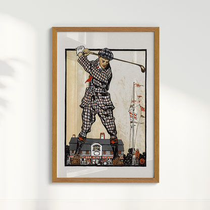 Quadro Vintage Golf