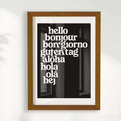 Quadro Hello por Thiago Villas Boas