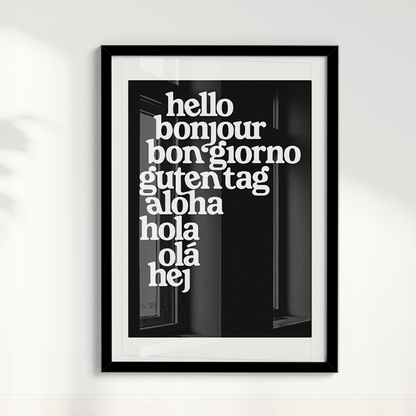 Quadro Hello por Thiago Villas Boas