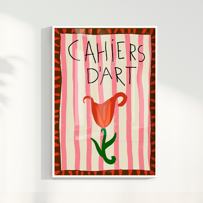 Quadro Cahiers d'art por Heloisa Camargo