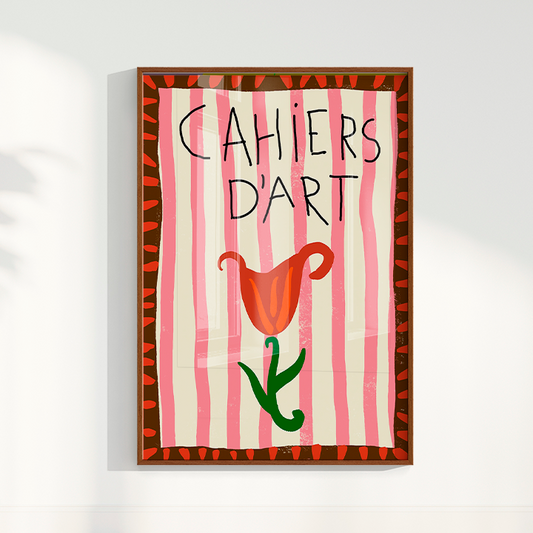 Quadro Cahiers d'art por Heloisa Camargo