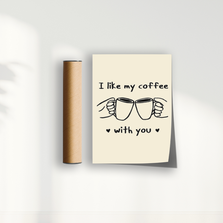 Quadro Coffee With You Bruna Miyuki