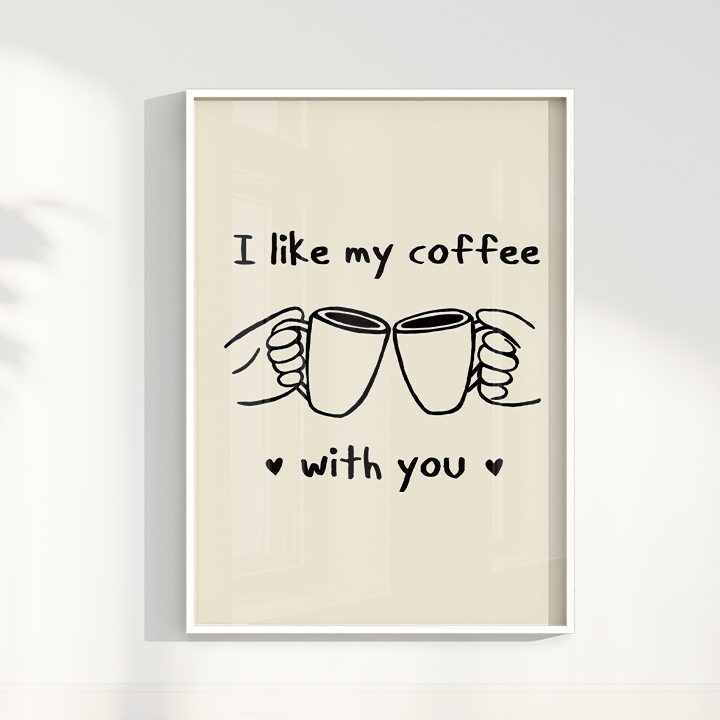 Quadro Coffee With You Bruna Miyuki