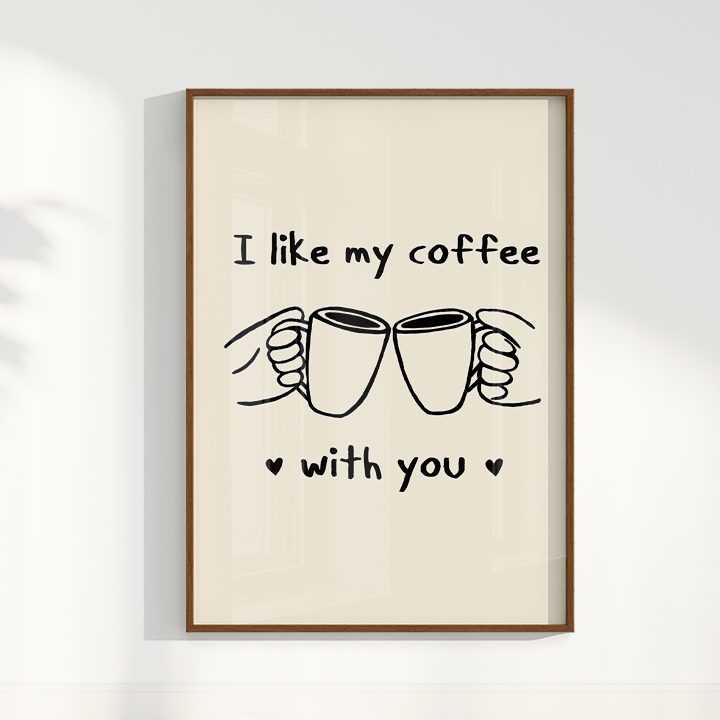 Quadro Coffee With You Bruna Miyuki