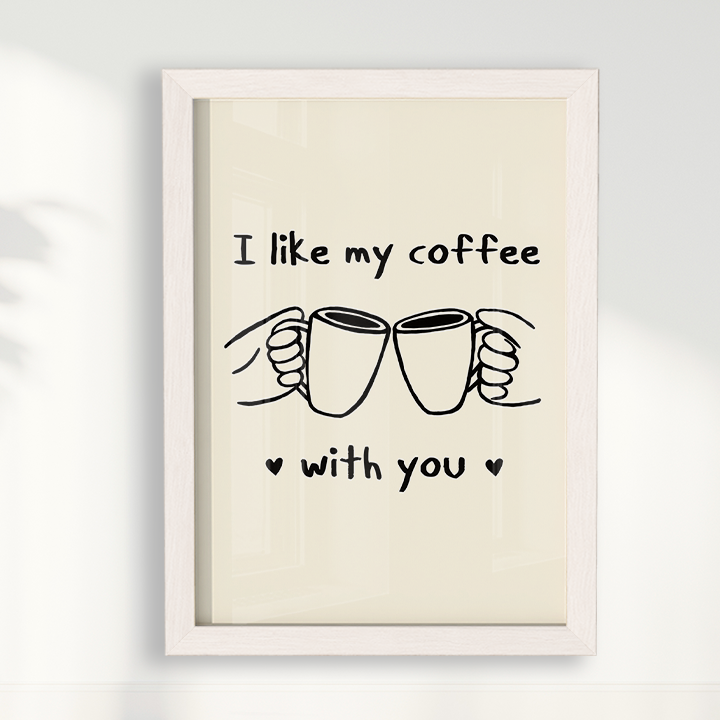 Quadro Coffee With You Bruna Miyuki