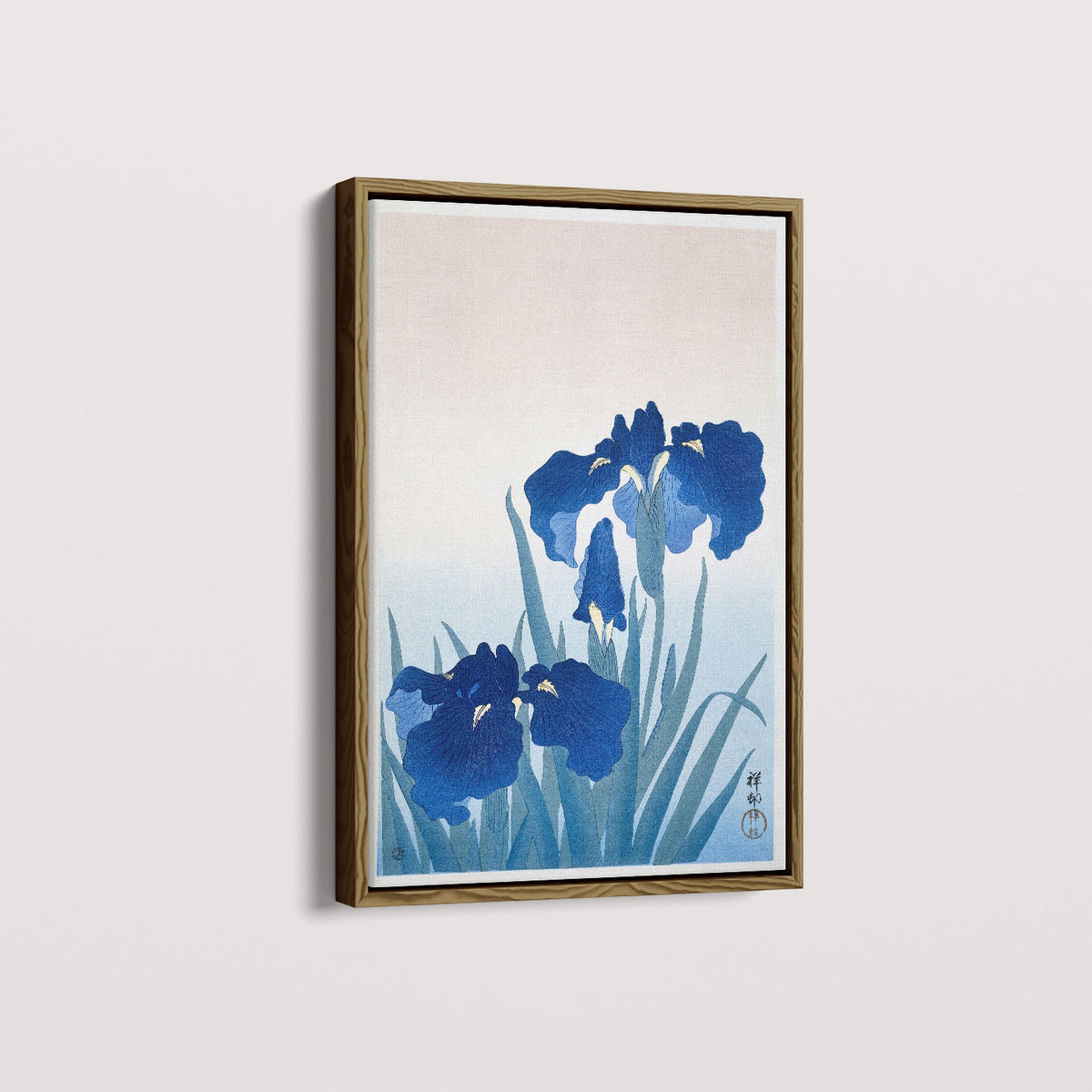 Quadro Iris Flowers por Ohara Koson