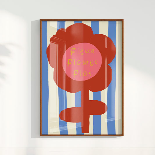 Quadro Fleur, Flower, Flor por Heloisa Camargo