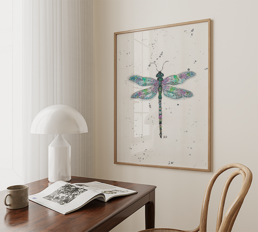 Quadro Libélula por Aquarelando