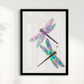Quadro Libélulas por Aquarelando
