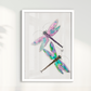 Quadro Libélulas por Aquarelando