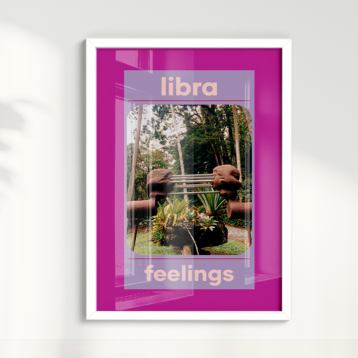 Quadro Signos - Libra por Joana Petribú