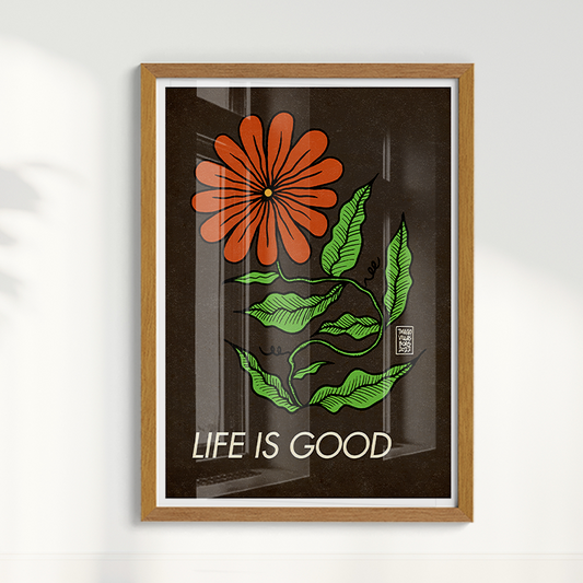 Quadro Flower II por Thiago Villas Boas