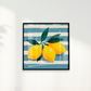 Quadro limão siciliano quadrado II