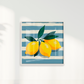 Quadro limão siciliano quadrado II