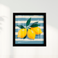 Quadro limão siciliano quadrado II