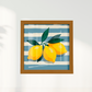 Quadro limão siciliano quadrado II
