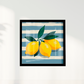 Quadro limão siciliano quadrado II