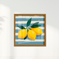 Quadro limão siciliano quadrado II
