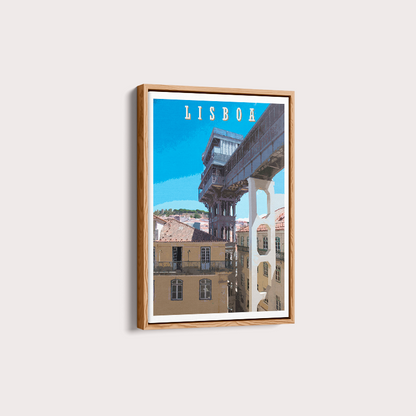 Quadro Lisboa por Angus Waddacor-McConill