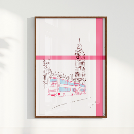 Quadro Londres por João de Rossi