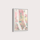 Mapa vintage Nova York