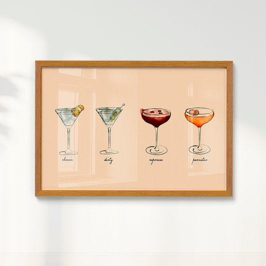 Quadro tipos de Martini
