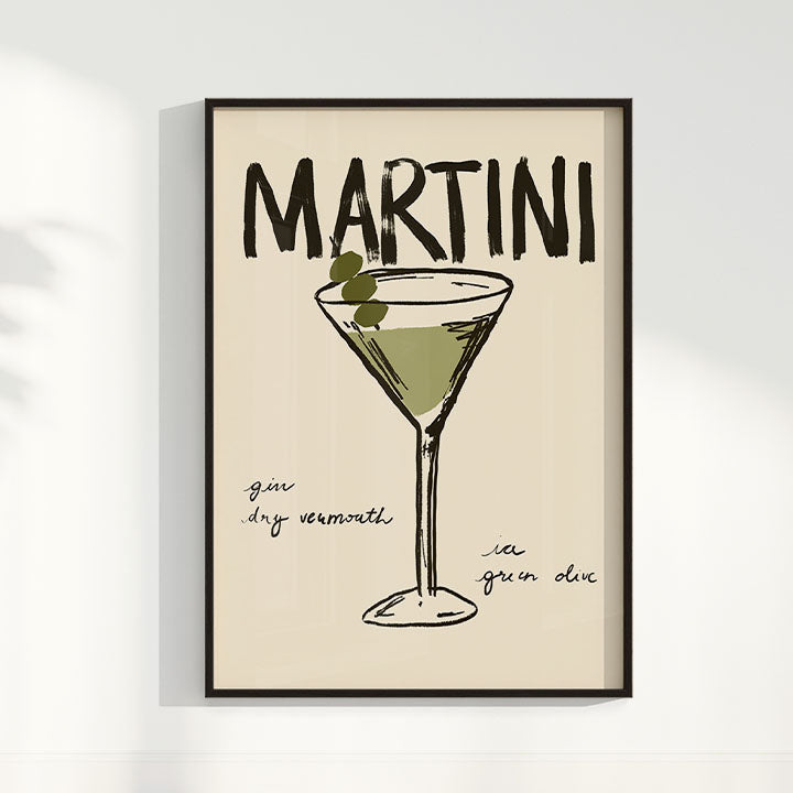 Quadro Martini por Bruna Miyuki
