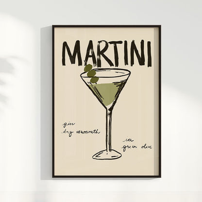 Quadro Martini por Bruna Miyuki