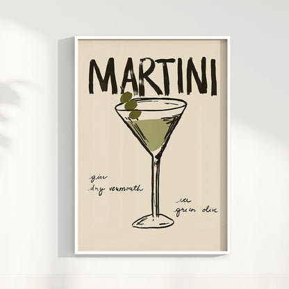 Quadro Martini por Bruna Miyuki