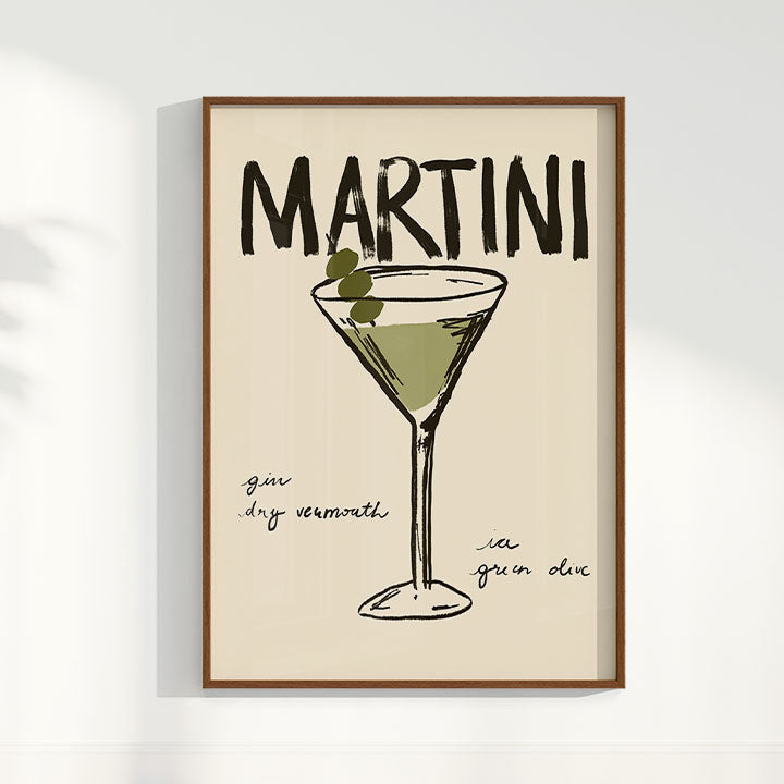 Quadro Martini por Bruna Miyuki