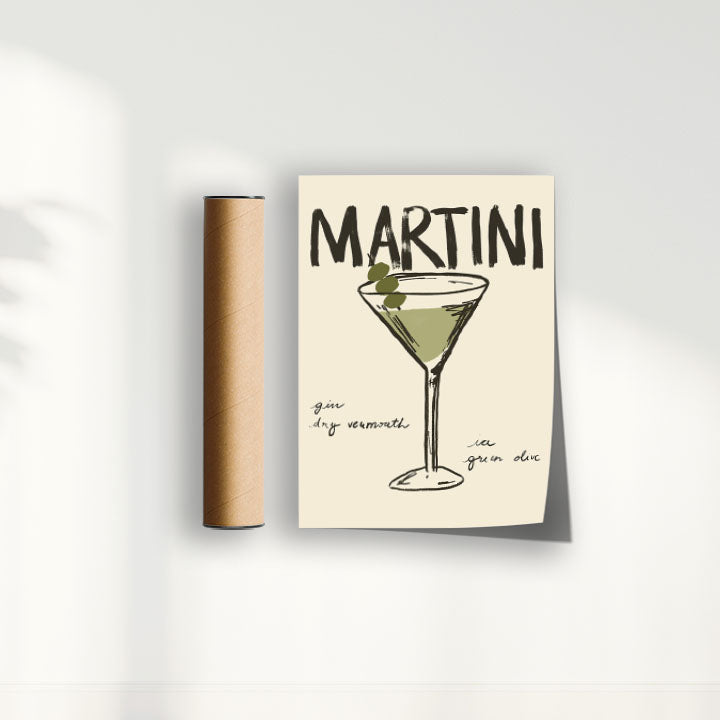 Quadro Martini por Bruna Miyuki