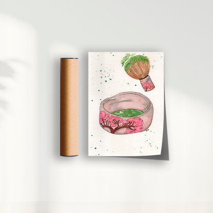 Quadro Matcha por Rayana Karoline